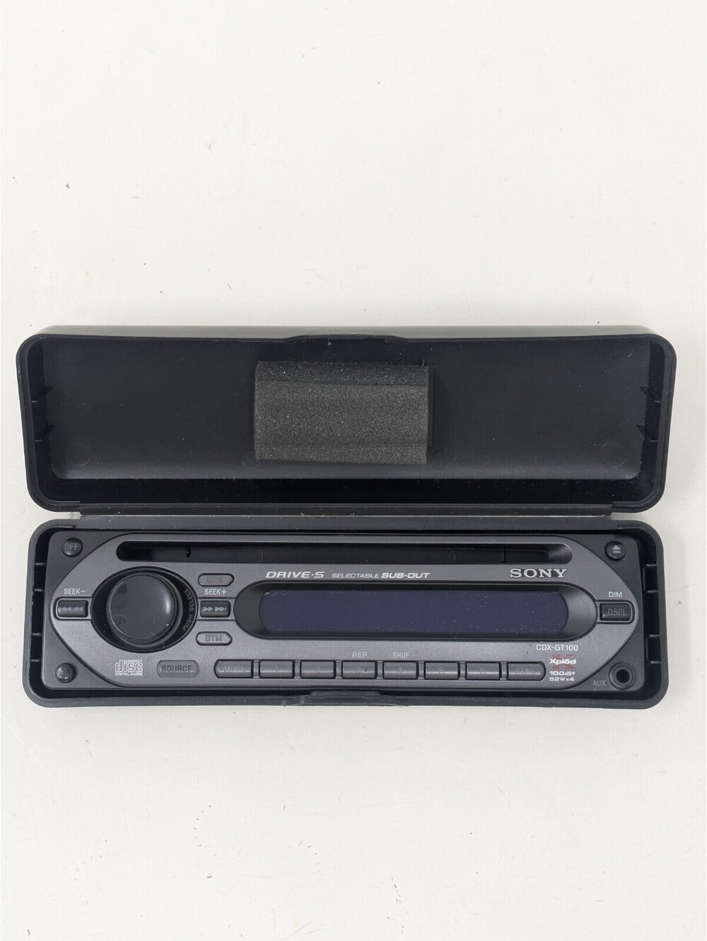 Sony CDX-GT100 XPlod In Dash Receiver Car Deck AM/FM Radio & CD Player 52W x4